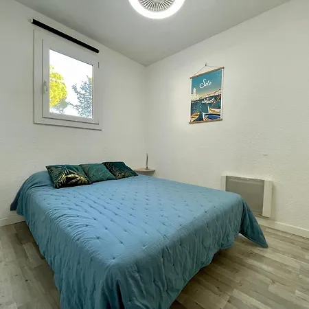 2 Pieces Avec Climatisation, Terrasse Et Parking Pres Des Plages - Fr-1-338-546 公寓 塞特港