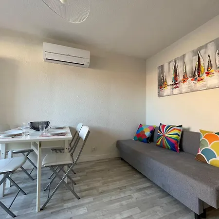 Apartment Climatise A - Terrasse, Wifi, Parking Prive, A 500m De La - Fr-1-338-546 Sete