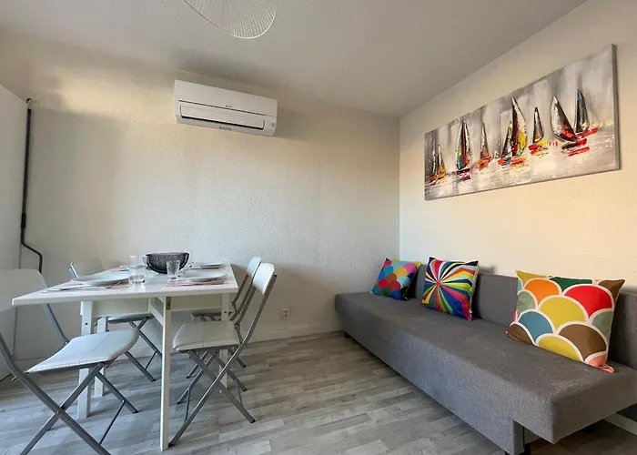 Lägenhet 2 Pieces Avec Climatisation, Terrasse Et Parking Pres Des Plages - Fr-1-338-546 Sète